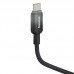 Кабель Baseus Discolor Series Fast Charging Cable USB-C to USB-C 100W 1m Cluster чорний