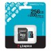 Карта пам'яті microSDXC (UHS-1 U3) Kingston Canvas Go! Plus 256Gb class 10 A2 V30 (R200MB/s, W-160MB/s) (adapter SD)