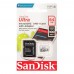Карта пам'яті microSDXC (UHS-1) SanDisk Ultra 64Gb class 10 A1 (100Mb/s) (adapter SD)