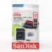 Карта пам'яті microSDXC (UHS-1) SanDisk Ultra 128Gb class 10 A1 (100Mb/s) (adapter SD)