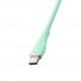 Кабель Vention USB 2. 0 C Male to C Male 5A Cable 1M зелений Silicone Type (TAWGF)