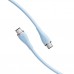 Кабель Vention USB 2. 0 C Male to C Male 5A Cable 1. 5M Light блакитний Silicone Type (TAWSG)