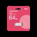 Флеш-накопичувач ADATA USB 3. 2 UR 350 64Gb Сріблястий/чорний