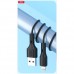 Кабель XO NB230 2.4A Rock Series Lightning Data Cable Чорний