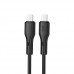 Кабель XO NB-Q231B Rock Series Type-c to Type-C 60W Data Cable Чорний
