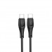 Кабель XO NB-Q239B PD 60W/1m Zeus Series Type-c to Type-c Чорний