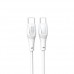 Кабель XO NB-Q239B PD 60W/1m Zeus Series Type-c to Type-c Білий