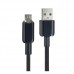 Кабель ХО NB249 5A Android PVC Shiny Colorful Micro Data Cable чорні