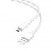 Кабель XO NB249 5A Android PVC Shiny Colorful Micro Data Cable білий