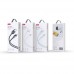 Кабель XO NB249 5A Android PVC Shiny Colorful Micro Data Cable білий
