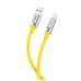 Кабель XO NB251 Liquid Silicone Rubber for Lightning 6A/1m Жовтий