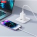 Мережевий зарядний пристрій XO L126 USB-C PD20W Fast Charging Charger Білий