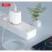 Мережевий зарядний пристрій XO L129 EU 20W PD Fast charger Білий