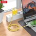 Сетевое зарядное устройство XO CE18 (EU) PD30W USB-C fast charging charger with Lightning cable Желтое