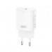 Мережевий зарядний пристрій XO L131 PD30W 1USB-C Fast Charging with Type-C cable Білий