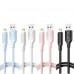 Кабель XO NB265 Minimalist Series Lightning Data Cable 1m Білий
