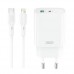 Мережевий зарядний пристрій XO CE29 20W 1USB-A+1USB-C Fast Charger with Lightning cable (NB-Q231A) Білий