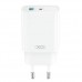 Мережевий зарядний пристрій XO CE29 20W 1USB-A+1USB-C Fast Charger with Lightning cable (NB-Q231A) Білий