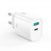 Мережевий зарядний пристрій XO CE29 20W 1USB-A+1USB-C Fast Charger with TYPE-C  cable (NB-Q231A) Білий