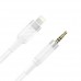 Адаптер XO NB-R279A IP to 3.5 Brushed Clear Audio Cable Білий
