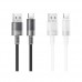 Кабель XO NB282 Brushed Silicone 6A Fast Charging Apple Data Cable 1m Білий