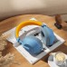Наушники накладные XO BE49 Qiyue ANC Noise Canceling Folding Headband bluetooth Headset синие