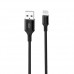 Кабель XO NB143 Braided data cable Lightning  1m Чорний