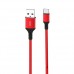 Кабель XO NB143 braided data cable Type-c 2m Червоний