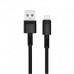Кабель XO NB-Q166 fast charging usb cable for Type-c 5A/1m Чорний