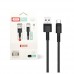 Кабель XO NB-Q166 fast charging usb cable for Type-c 5A/1m Чорний