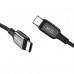 Кабель XO NB-Q180B PD 60W/1m Type-c to Type-c Черный