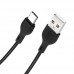 Кабель XO NB200 USB cable for Type-c 2.1A/2M Чорний