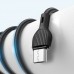 Кабель XO NB200 USB cable for Micro 2.1A/2M Чорний
