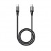 PD Кабель HOCO X50 TypeC-to-TypeC Exquisito 100W-cable 100W/5A/1m. чорний