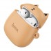 Навушники бездротові HOCO EW45 True ws stereo headset TWS Caramel Cat