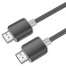 HDTV кабель HOCO US08 HDTV 2.0 male-to-male 4K HD data cable 2 метра черный