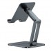 Підставка Baseus Desktop Biaxial Foldable Metal Stand (for Tablets) Grey LUSZ000113