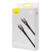 PD Кабель Baseus Glimmer Series Fast Charging Data Cable Type-C to iP 20W 2m чорний CADH000101