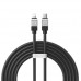 PD кабель Baseus CoolPlay Series Fast Charging Cable Type-C to iP 20W 2m черный CAKW000101