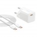 Мережевий зарядний пристрій Baseus GaN5 Fast Charger (mini) 1C 25W EU Cable Type-C to Type-C 1m білий P10110909213-01