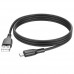 Кабель BOROFONE BX99 Method silicone charging data cable for Micro 2.4A/1m чорний
