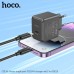 Мережевий зарядний пристрій HOCO CS13A Ocean single port PD20W charger set(C to iP) чорний