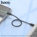 PD Кабель HOCO X96 Hyper 60W fast charging data cable Type-C to Type-C(L=0.25M) чорний