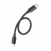 PD Кабель HOCO X96 Hyper 60W fast charging data cable Type-C to Type-C(L=0.25M) чорний