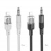 Аудіоадаптер НОСО UPA27 Spirit transparent digital audio conversion cable iP 1.2m чорний
