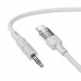 Аудіоадаптер НОСО UPA27 Spirit transparent digital audio conversion cable Type-C 1.2m сірий