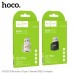 Перехідник HOCO UA31D USB male to Type-C female USB2.0 adapter чорний