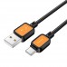 Кабель HOCO X108 Benefit silicone charging data cable Type-C 2,4A/1m. чорний