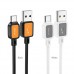 Кабель HOCO X108 Benefit silicone charging data cable Type-C 2,4A/1m. чорний