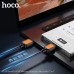 PD Кабель HOCO X108 Benefit 60W silicone charging data cable C to C 1m  чорний